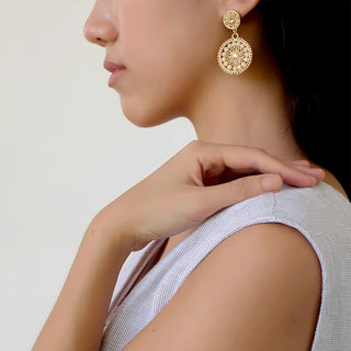 Double Circle Earrings