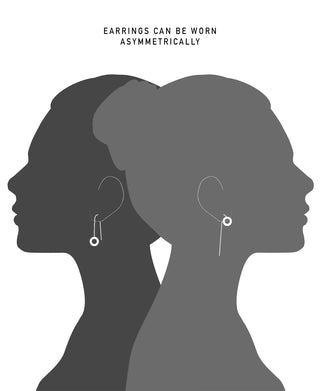 EDEN + ELIE Celestia Circle Threader Earrings - Halley