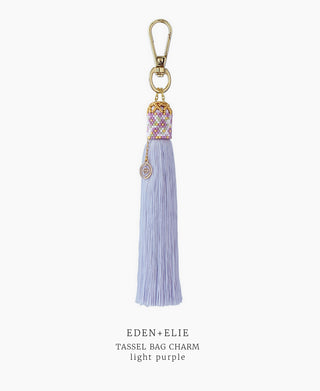 Tassel Bag Charm - Light Purple