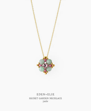 Secret Garden Necklace - Jade