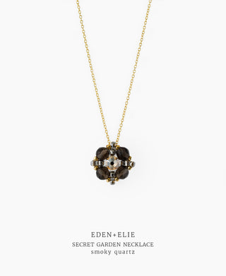 Secret Garden Necklace - Smoky Quartz