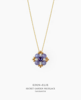 Secret Garden Necklace - Tanzanite