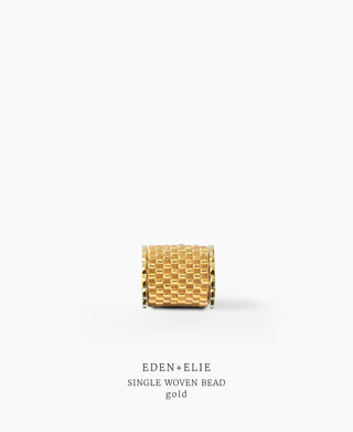 EDEN + ELIE Necklace Bar single bead + optional chain - gold