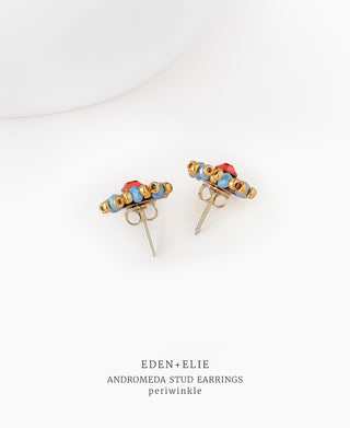 EDEN + ELIE Andromeda Stud Earrings - carnelian