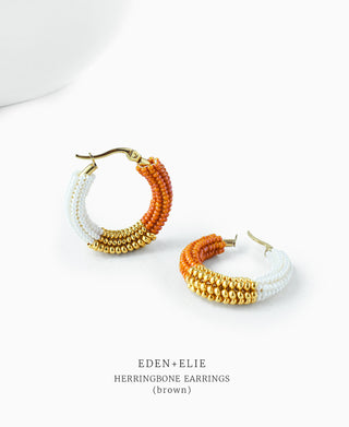 Herringbone Huggies - Apricot
