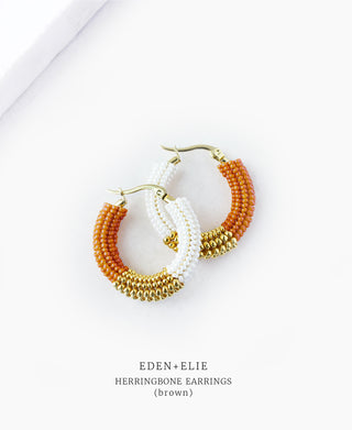 Herringbone Huggies - Apricot