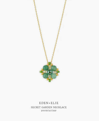 Secret Garden Necklace - Aventurine