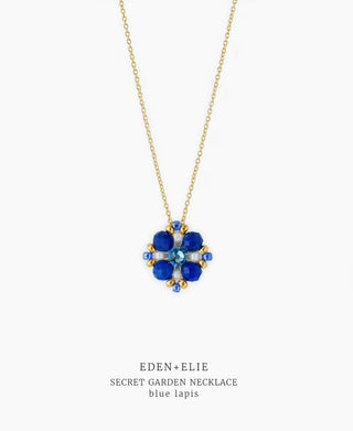 Secret Garden Necklace - Lapis