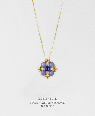 Secret Garden Necklace - Tanzanite
