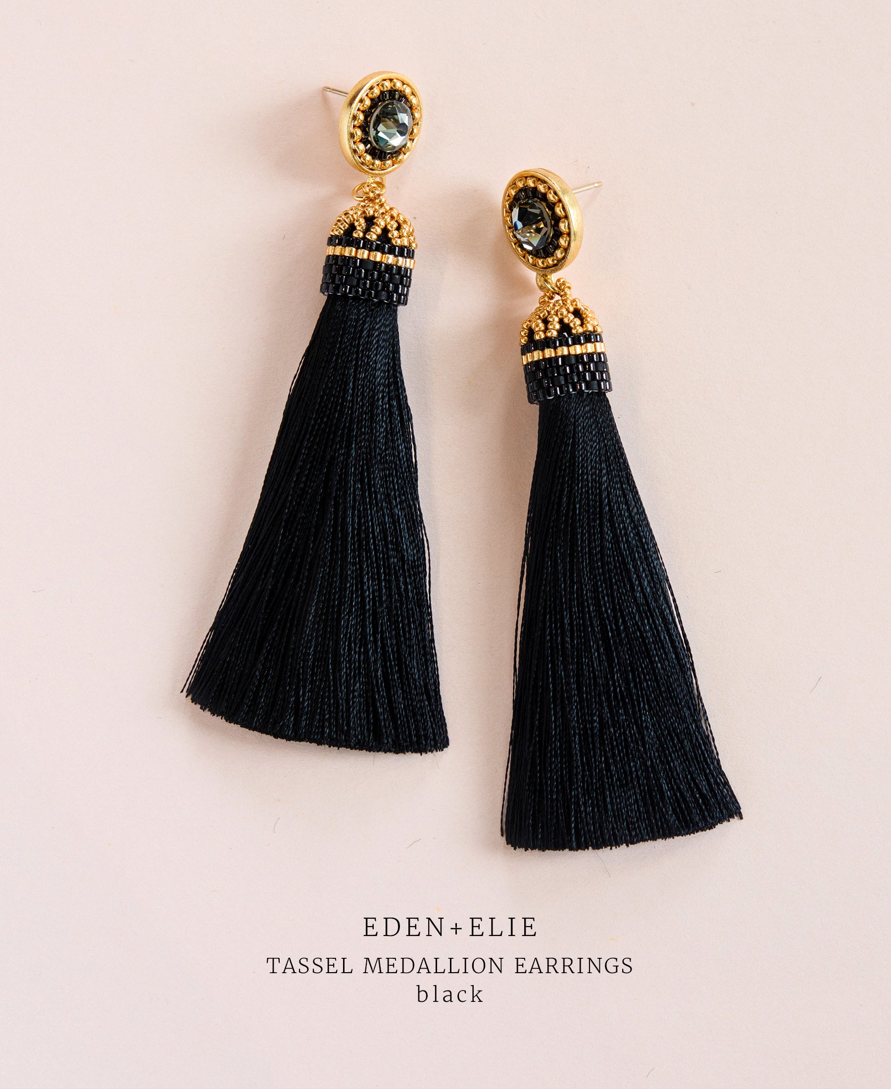 Silk tassel earrings hotsell